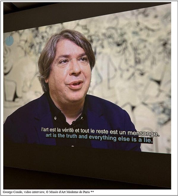 George Condo, Video Interview, ©Musee d'Art Moderne de Paris**