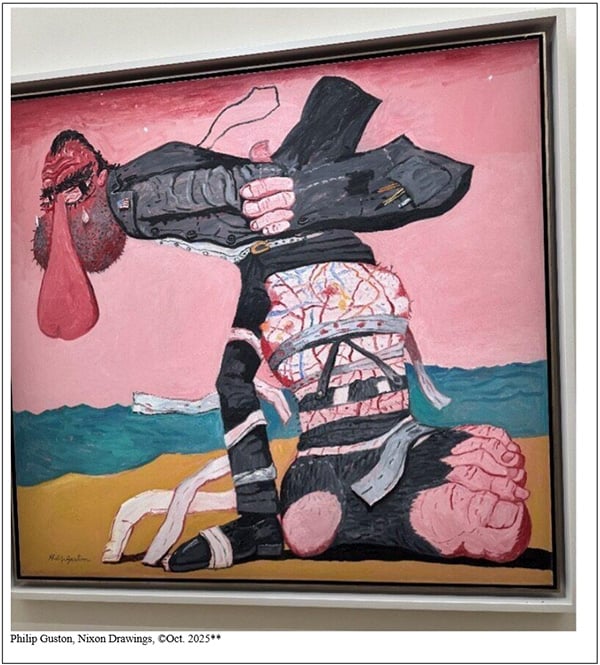 Philip Guston, Nixon Drawings, ©Oct, 2025**